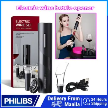 Electric Wine Bottle Can Opener Corkscrew One-click Button