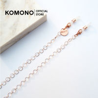 KOMONO Cord Ella Rose Gold สร้อยคล้องแว่น/แมส สีโรสโกลด์ นำ้หนักเบา