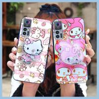 foothold Shockproof Phone Case For TCL 30 5G Cartoon Kickstand Original Silicone New Arrival armor case TPU glisten