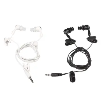 IP68 Waterproof Swimming Headphones 3.5mm Plug Earphone For Running Surfing