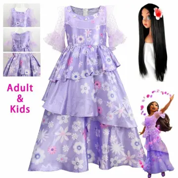 Dropship Disney Encanto Costume Princess Dress Suit Charm For Girls Cosplay  Isabela Mirabel Carnival Halloween Birthday Party Clothes to Sell Online at  a Lower Price