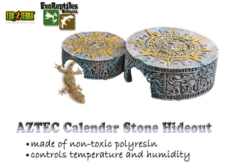 EXO TERRA AZTEC CALENDAR STONE HIDE OUT Lazada