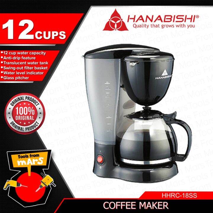 hanabishi coffee maker hcm 20t price