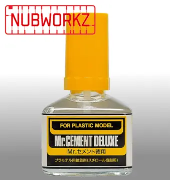 Mr Hobby Cement Deluxe Quick Dry Adhesive Glue With Brush for