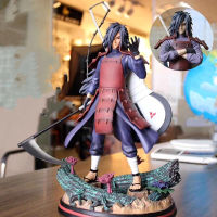 32cm Naruto Anime Figure GK Uchiha Madara Replaceable Head Manga Statue PVC Action Figure Collectible Model Toys Child Kids Gift