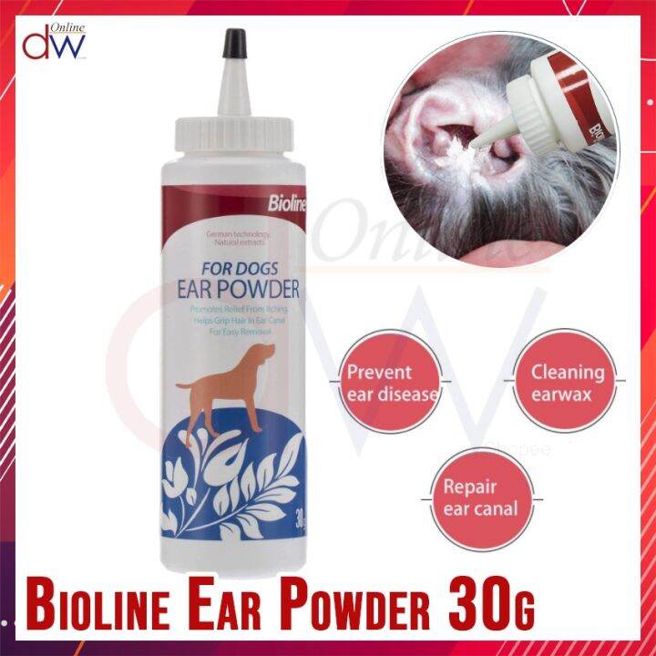 ♦Bioline Pet Ear Powder Ear Care Itching Powder Antibacterial Ear ...