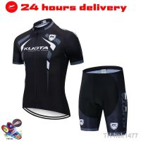 【hot】✧  2022 KUOTA Men Cycling Jersey Short Sleeve Set Maillot bib Breathable Shirt Clothing