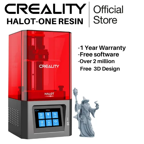 Official Creality HALOT ONE (CL-60) Resin 3D Printer with Precise Integral Light Source | WIFI Control and Fast Printing | Dual Cooling and Filtering System | Assembled Out of The Box