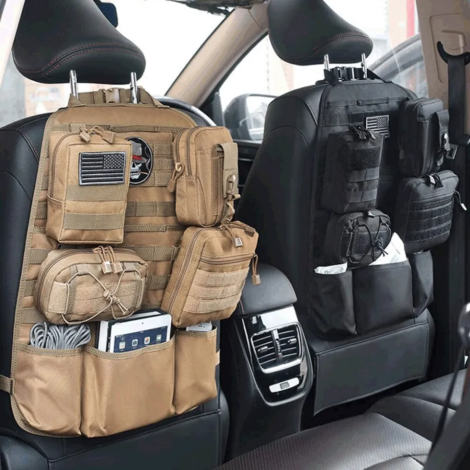 Car Back Seat Hanging Bag, Organizer Tactical Accessories, Self Driving  Hunting Outdoor Storage Bag Molle Pouch Storage Bag Sort Storage Bags