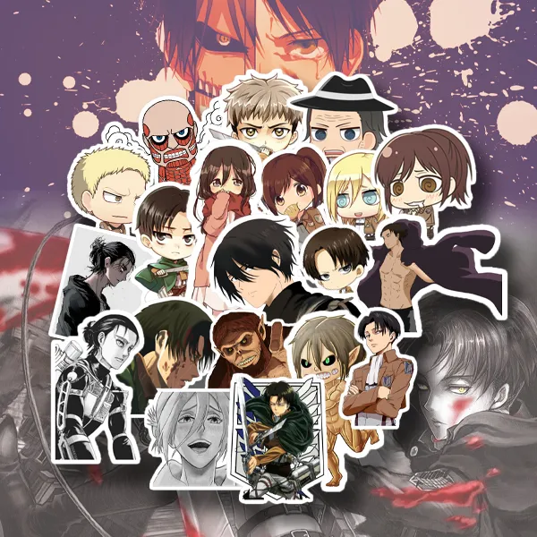 20Pcs Set/Pack 『Anime Sticker』 Attack On Titan Shingeki No Kyojin Waterproof  Stickers | Lazada PH