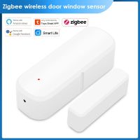 Tuya Zigbee And Wifi Door Window Sensor Detectors Smart Home Security Protection Alarms System Compatible With Alexa Google Home