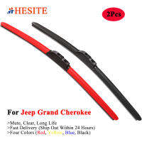 HESITE Colorful Hybrid Wiper Blade For 2011 2012 Jeep Grand Cherokee I WK Trailhawk Overland SRT Summit 2015 2018 2020 2021 2022