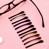 【LZ】♞✺  Óculos antiderrapantes de borracha multicolorido orelha gancho titular unissex eyewear acessórios