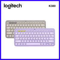 Original Logitech K380 Wireless Multi-Device Keyboard สำหรับ Windows, Apple IOS,Apple TV Android หรือ Chrome, Bluetooth,การออกแบบที่กะทัดรัดประหยัดพื้นที่,Pc/mac/ แล็ปท็อป/สมาร์ทโฟน /แท็บเล็ต