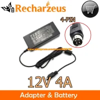 Genuine 12V 4A 48W For CWT KPL-048F-VI Ac Adapter ACT-4812TFIB Power Supply EP06-002419A Charger HANWHA TECHWIN SPC-7000