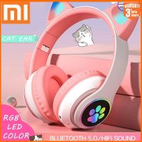 Xiaomi Bluetooth Headphones Gaming Headsets f Cute LED Flash Light Wireless Earphones with Microphone for Oppo