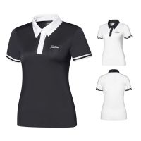 Amazingcre W.ANGLE Scotty Cameron1 PXG1 DESCENNTE Mizuno◘☜  Summer new clothing womens short-sleeved outdoor i sports polo shirt breathable quick-drying T-shirt casual top