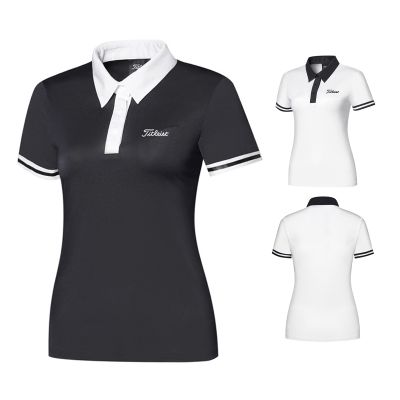 Summer new clothing womens short-sleeved outdoor i sports polo shirt breathable quick-drying T-shirt casual top DESCENNTE Amazingcre Mizuno Le Coq W.ANGLE Scotty Cameron1✇❣