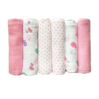 Baby Diapers Newborn Muslin Cotton Reusable Cloth Nappy Gauze Blanket Towels 50*70 Cm Cloth Diapers