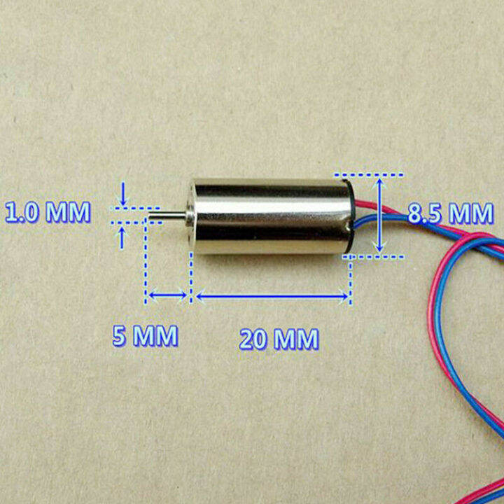 hot-on-sale-chexiuhua-มอเตอร์8520ขนาดเล็ก-dc-3-7v-7-4v-5v-6v-มอเตอร์ขนาดเล็ก8-5-20มม-47500rpm-แรงบิดสูง-diy-เฮลิคอปเปอร์อาร์ซีโดรน-quadcopter