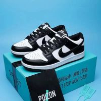 Black And White Panda  Mens Shoes  Force One Basketball Shoes Low All-match Womens Board Shoes Lovers Sports Casual Shoes Tide