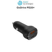 Bazic GoDrive PD20+ Car Charger Duo Port USB-C PD20W/USB-A QC 3.0 หัวชาร์จในรถยนต์เกรดพรีเมี่ยม สำหรับ อุปกรณ์ชาร์จในรถ