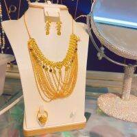 《Zoe necklace》ต่างหูสร้อยคอรูปวงแหวนพู่ห้อยสำหรับผู้หญิง,สร้อยคอโซอี้ชุดเครื่องประดับใหม่2023 YY10055เครื่องประดับงานปาร์ตี้