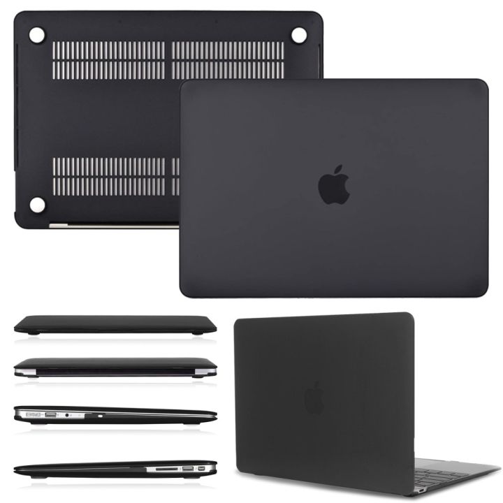 แท็บแล็ปท็อปเคสสำหรับ-macbook-air-13-a2337-pro-13-12-11-15-a2338-a2159ทัชบาร์ใหม่สำหรับ-mac-book-pro-16-a2141สีดำด้านเปลือกแข็ง