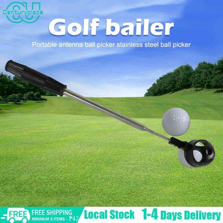 [Local Delivery] Steel Golf Ball Retriever 8 Sections Telescopic Golf ...