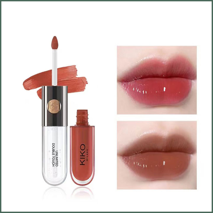 Kiko clear color lipstick Unlimited Double Touch size 6 ml. | Lazada PH