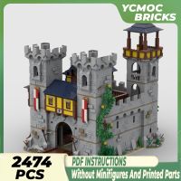 Ycmocbricks Moc บล็อกตัวต่อโมเดลวิวถนนเหยี่ยวดำของเล่นอิฐทำด้วยตนเองเทคโนโลยีปราสาทที่ยอดเยี่ยมสำหรับของขวัญเด็กสำหรับเด็ก