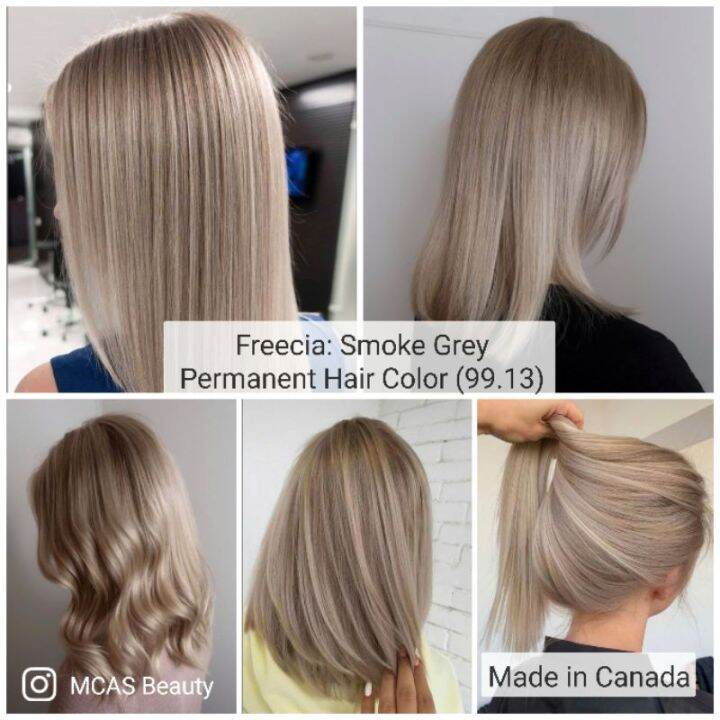 【COD】 Freecia Smoke Grey Permanent Hair Color (99.13) Lazada PH