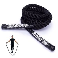 9.2ft - 2.7 LB Heavy Jump Rope for Men &amp; Women - Reliable Weighted Skipping Battle Rope Exercise For Fitness Indoors And Outdoor