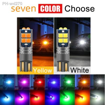 1pcs Car T10 LED Canbus W5W 3030 10SMD 12V-24V 194 168 Auto LED Car Interior Light plate Dome Reading Lamp Clearance Light