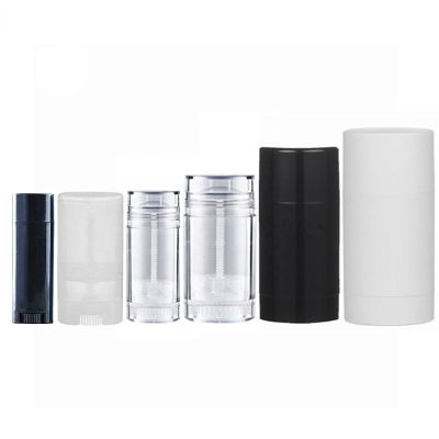 2pcs 15ml 30ml 50ml 75ml Colorful Round Deodorant Container Plastic AS bottom-filling Cosmetic Bottles Deodorant Container