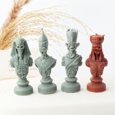 Sacrificial Soldier Resin Plaster Silicone Model Candle Mold Chess Queen Ancient Greek