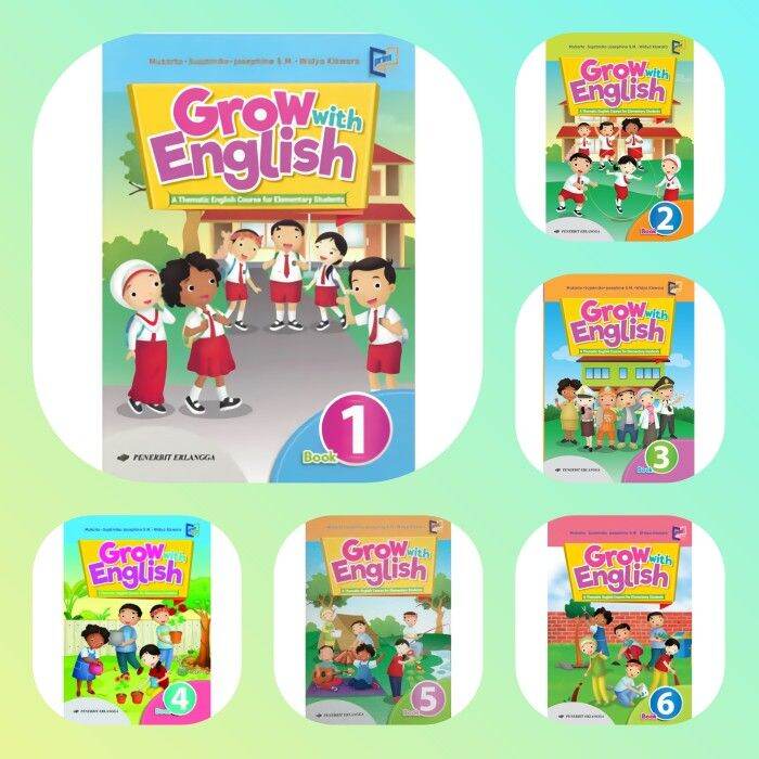 BUKU GROW WITH ENGLISH Kelas 1 2 3 4 5 6 SD K2013 PENERBIT ERLANGGA ...