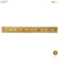 ไฟ LED Happy Time The Most Wonderful Time KASSA HOME รุ่น PETZ-171982B สีน้ำตาล  [[[ [[[ [[[ สินค้าโปรโมชั่น ]]] ]]] ]]]