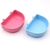 Pet Plastic Hanging Bowl Pet Drinking Water and Feeding Hanging Bowl Cat Bowl Dog Food Box Food Utensils Pet Bowl for Small Pets