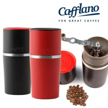 Cafflano Klassic- Portable All-In-One Pour Over Coffee Maker Black