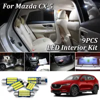 9X White Canbus led Car interior lights Kit for 2013 2014 2015 2016 2017 2018 Mazda CX-5 CX5 led interior lights