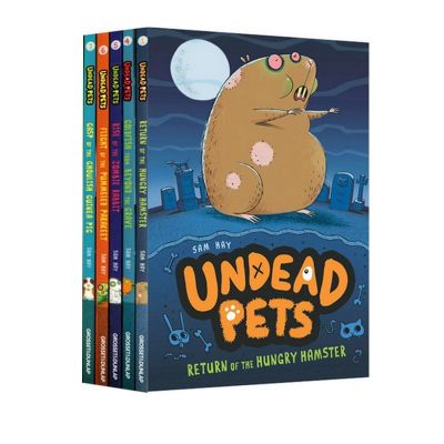 English original undead pets series undead pets 5 books for sale childrens chapter novel books extracurricular reading materials to improve reading ability