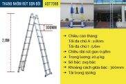 Thang nhôm rút gọn chữ A Advindeq ADT709B 2m80+2m80HÀNG CHÍNH HÃNG BẢO