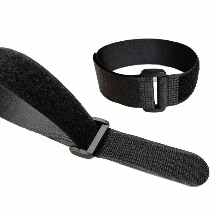 5pcs-nylon-reverse-buckle-magic-hook-loop-fastener-tape-cable-ties-strap-sticky-line-finishing-straps-black-2cm-width-adhesives-tape