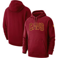 เสื้อสเวตเตอร์แบบสวมหัวมีฮู้ด Nbasketball Clevelands Cavalierss