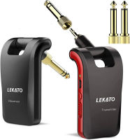 Lekato เครื่องส่งสัญญาณกีตาร์เครื่องรับสัญญาณไร้สาย Ws-60 2.4Ghz เครื่องส่งสัญญาณกีตาร์กีตาร์ไร้สายสเตอริโอเครื่องรับส่งสัญญาณ2 In 1ปลั๊ก6ช่อง