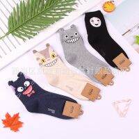 【Sock shop】Tonari ไม่มี Totoro ผู้หญิงถุงเท้าน่ารักสนุกถุงเท้าการ์ตูนพิมพ์ผ้าฝ้ายอะนิเมะฤดูใบไม้ร่วงฤดูหนาวแฟชั่นสบายๆกีฬา C Omfort ระบายอากาศ