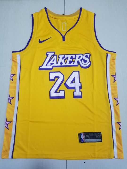 Men's Los Angeles Lakers Kobe Bryant #24 White 2020/21 Swingman Jersey - City  Edition