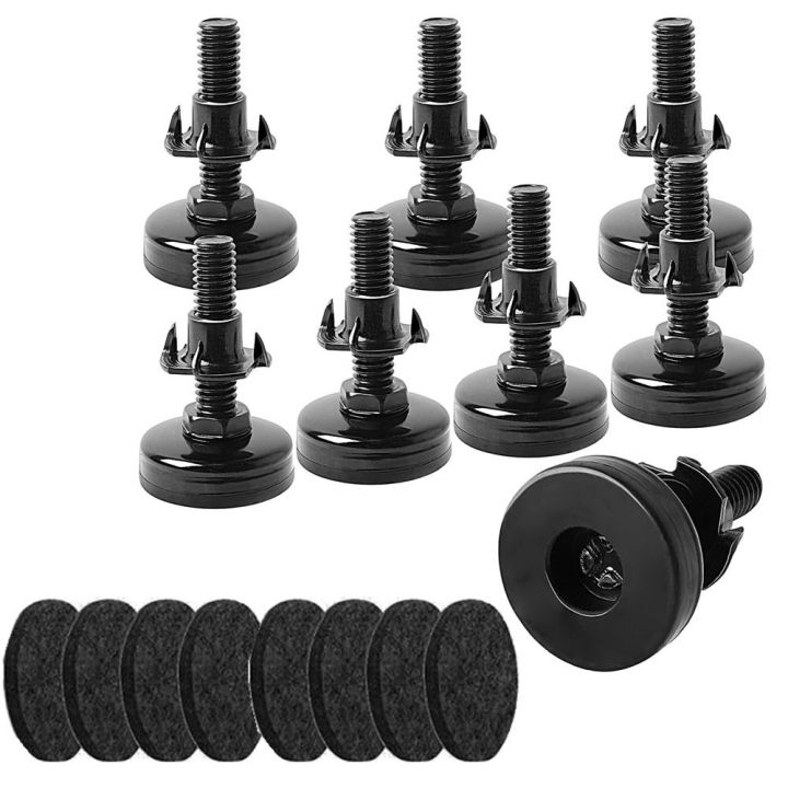 FORTITUDE 8 Pcs Tables with T-Nut Kit Adjustable Heavy Duty Feet ...