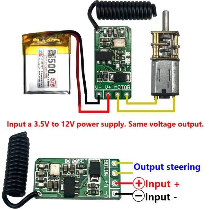 3-7v-4-5v-9v-12v-motor-forward-reverse-steering-controller-module-wireless-remote-control-switch-433mhz-rf-transmitter-receiver